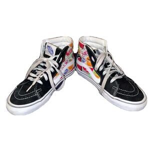 Vans Off the Wall Womens Size 6 Skating Sneakers Shoes Multicolored Skate Hi top